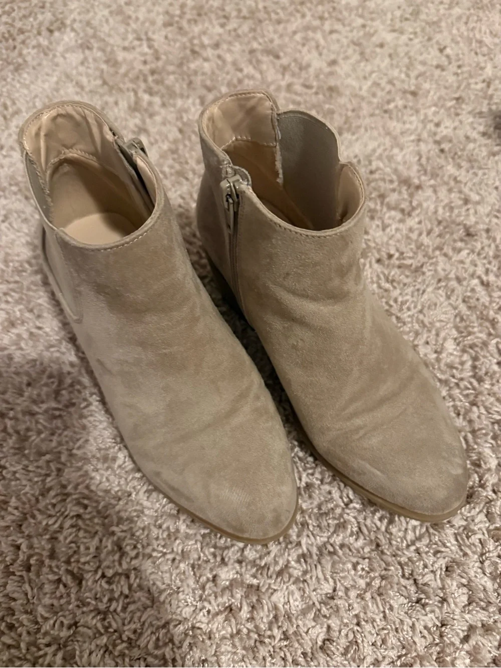 Treasure & Bond Taupe Suede Girls' Ankle Boots